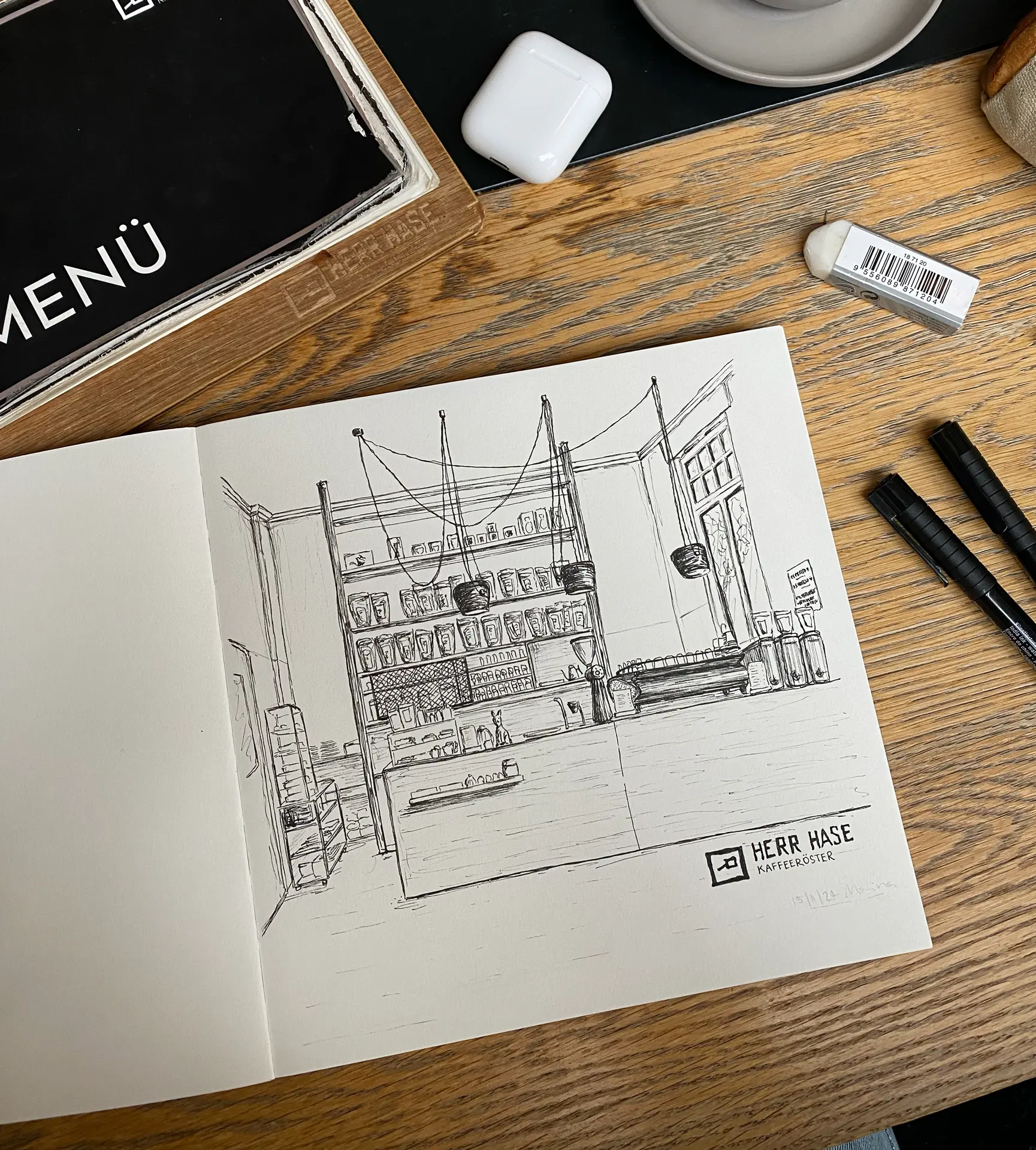 Marina-Kosinski_Kunst_Herr-Hase-Münster_Zeichnung2