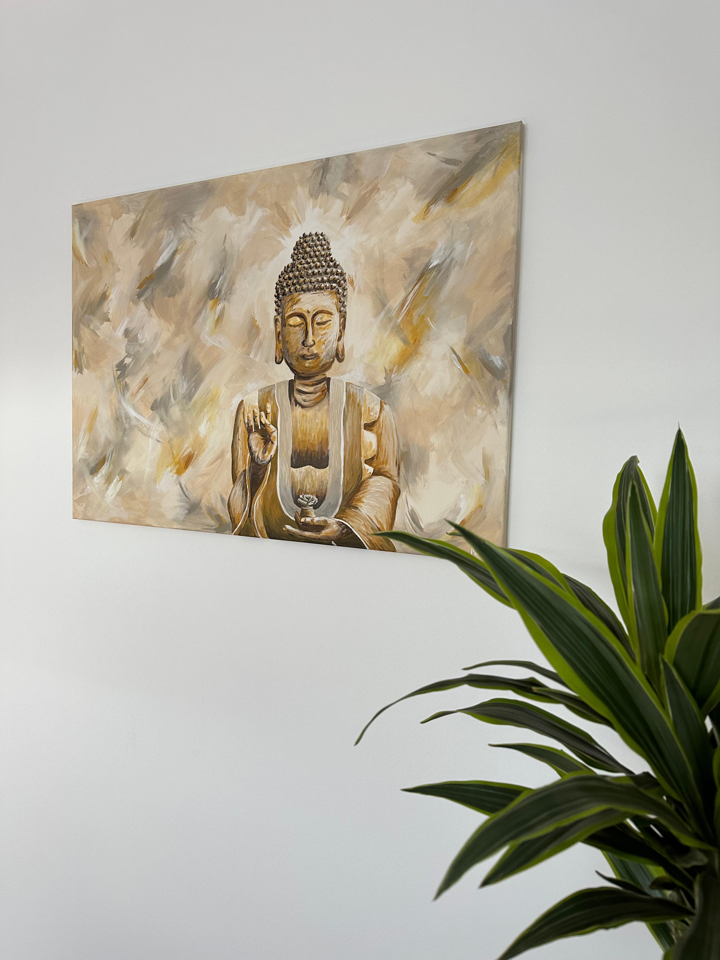 Marina Kosinski Künstlerin Münster Acrylmalerei Buddha2