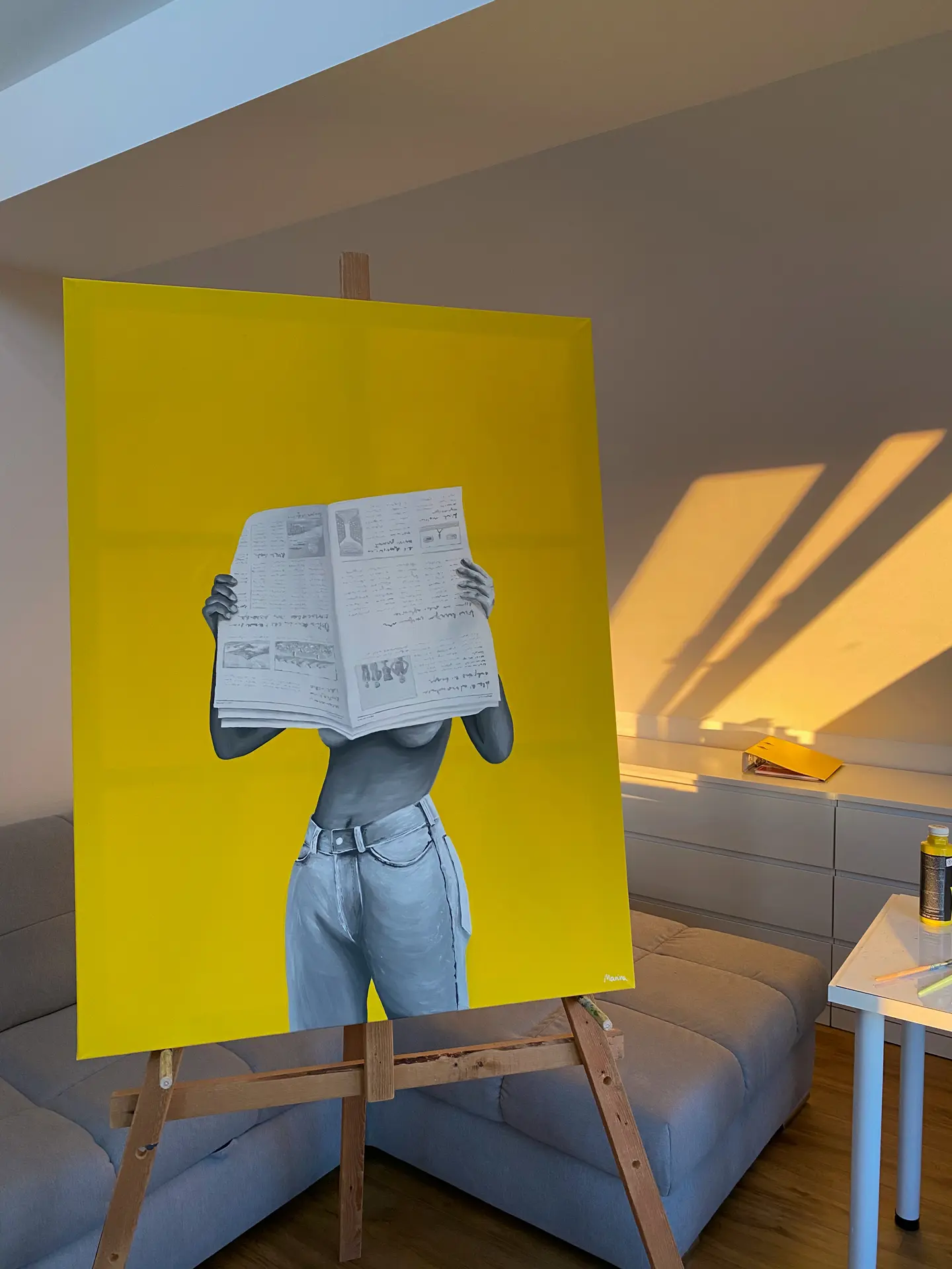 Marina Kosinski Künstlerin Münster Acrylmalerei News from within