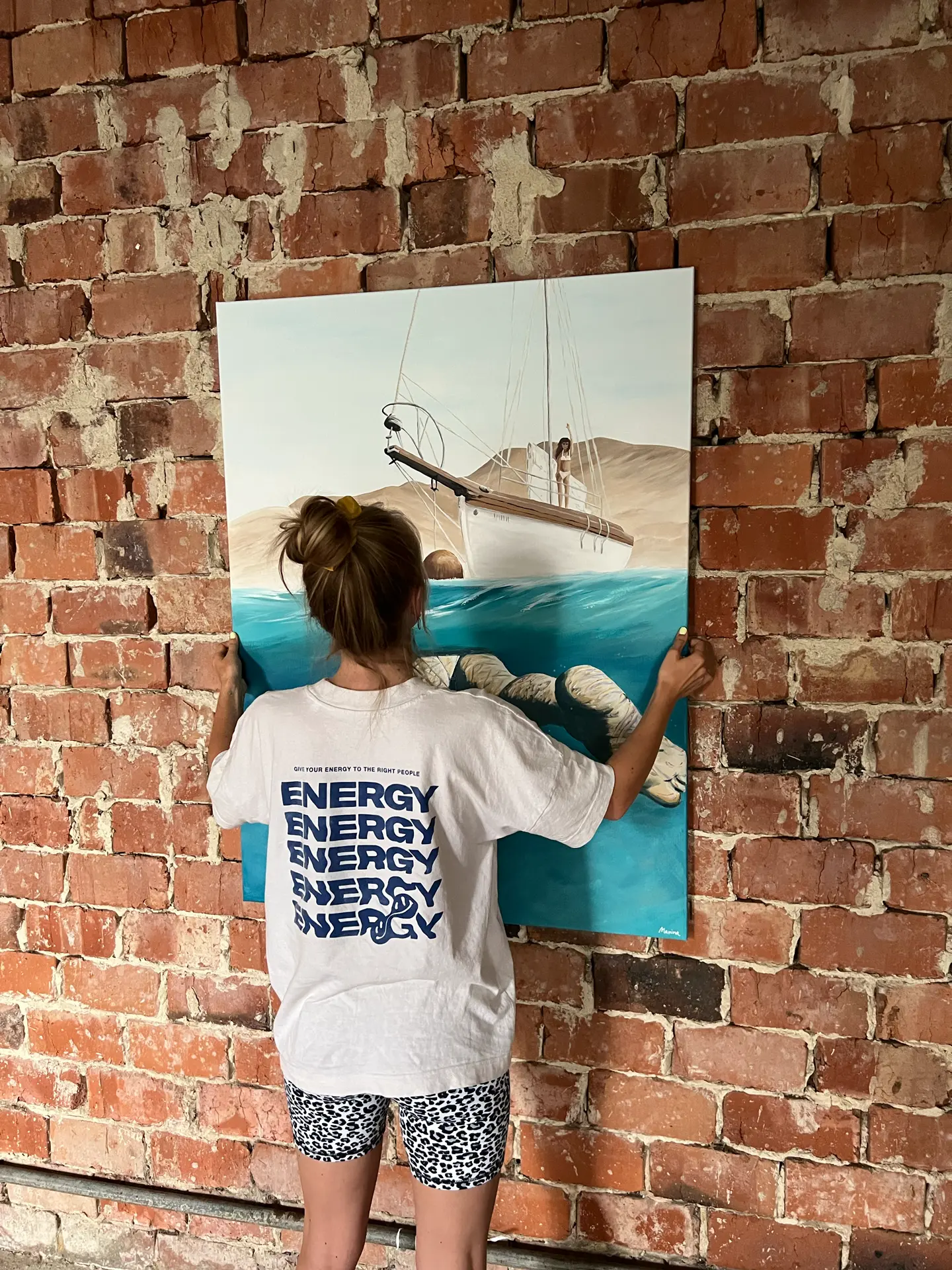 Marina Kosinski Künstlerin Münster Acrylmalerei Ocean Dip