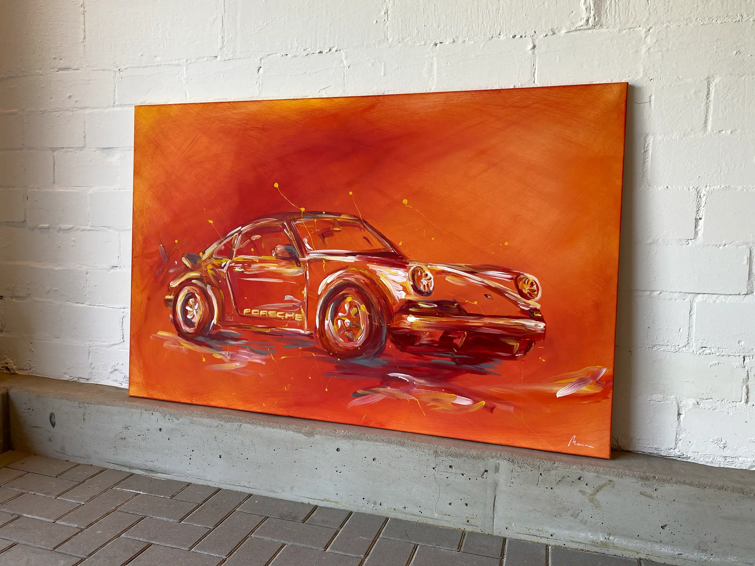 Marina Kosinski Künstlerin Münster Acrylmalerei dreams on fire