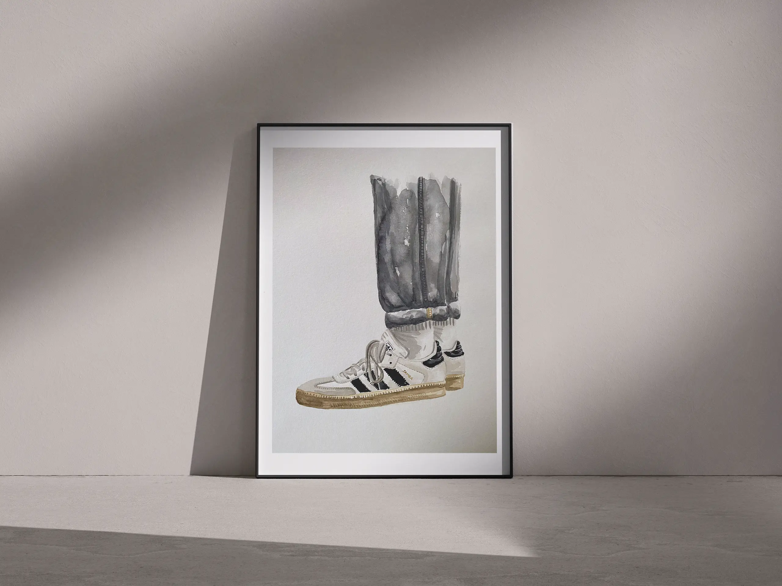 Marina Kosinski Künstlerin Münster Aquarell Adidas Samba