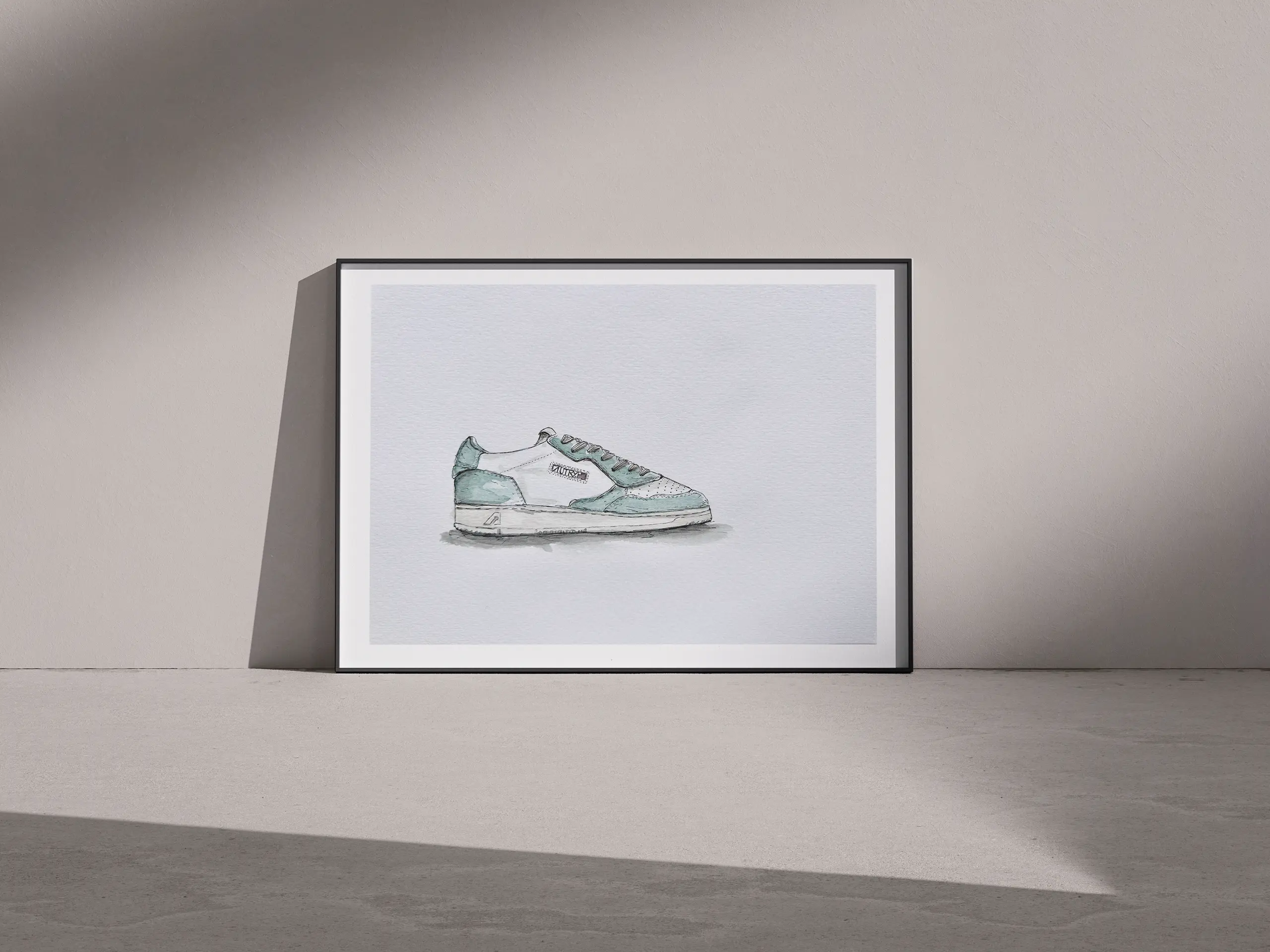 Marina Kosinski Künstlerin Münster Aquarell Autry Shoe