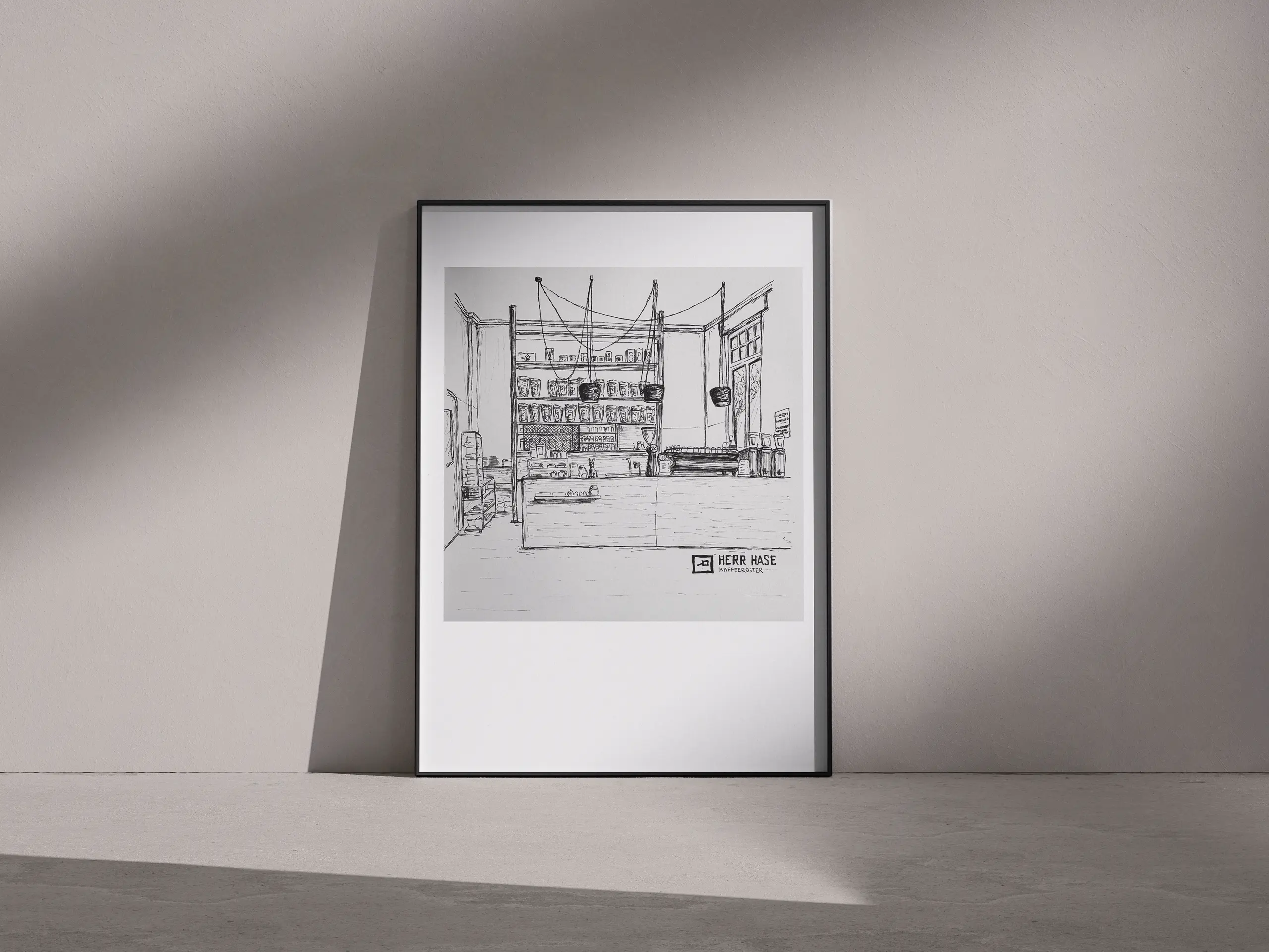 Marina Kosinski Künstlerin Münster Aquarell Cafe Herr Hase