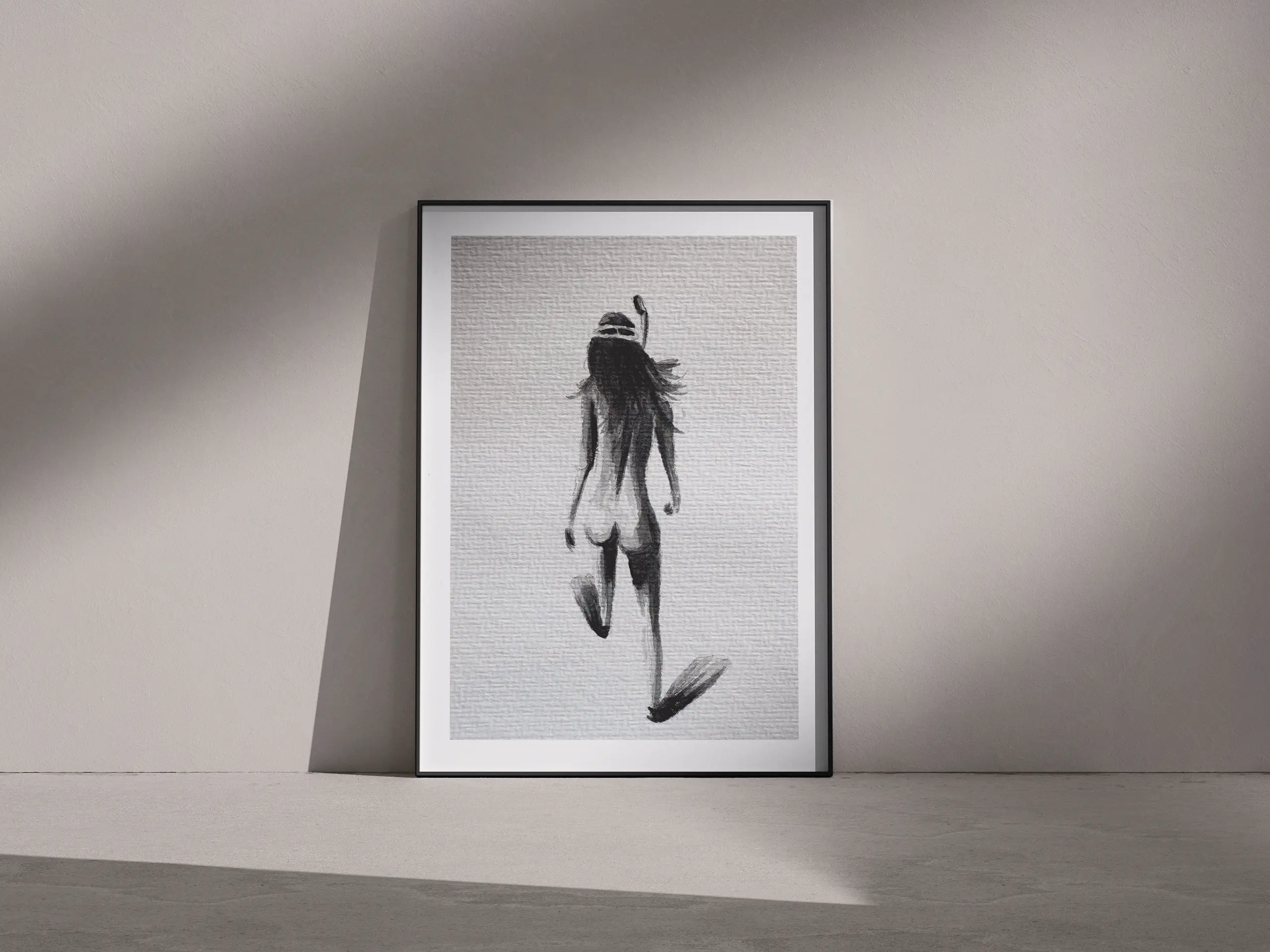 Marina Kosinski Künstlerin Münster Aquarell Ennigerloh Taucherin