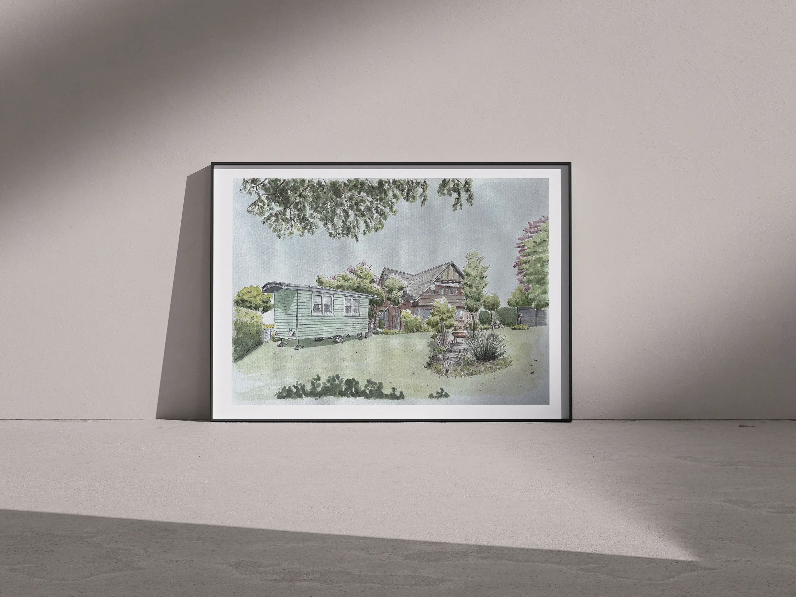 Marina Kosinski Künstlerin Münster Aquarell Hammwarte Haus