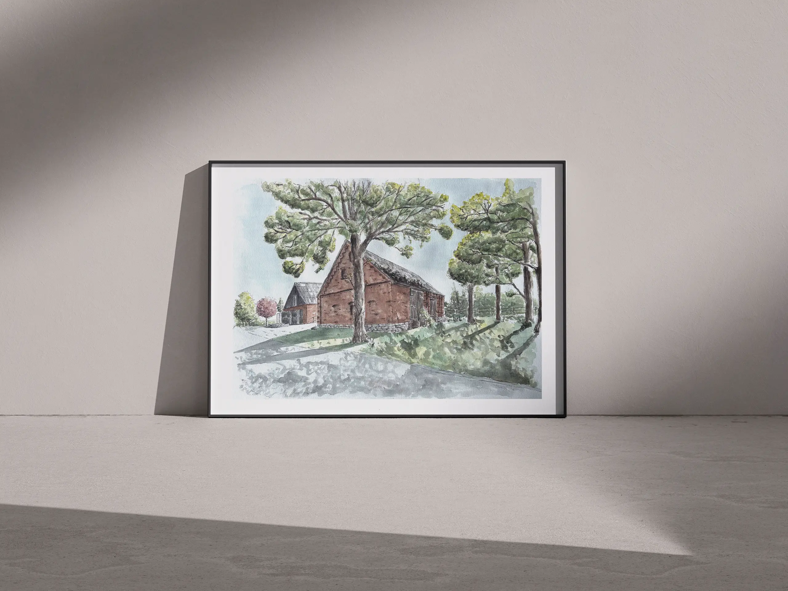 Marina Kosinski Künstlerin Münster Aquarell Hammwarte Hof